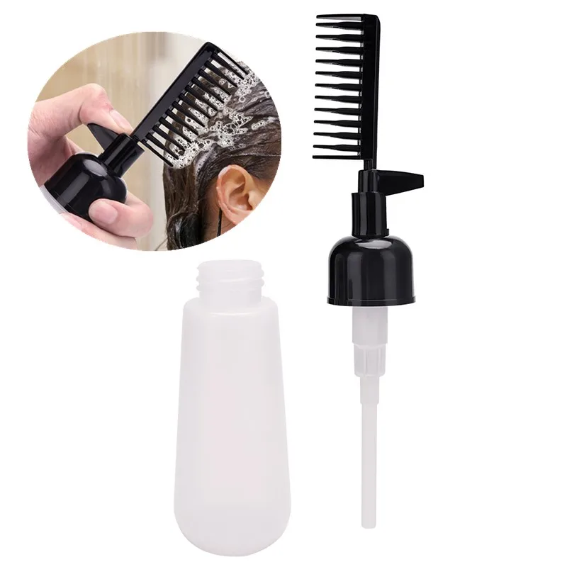 1pc Hair Bottle Applicator Comb Dye Brush Tool Coloring Dyeing Salon Bottles Perming Tint Dispensing Dispenser Styling Tools