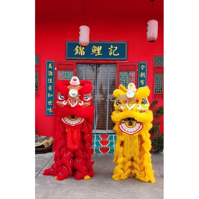 Adult lion dance clothing props Silk/cotton clothing Stage performance Lunar New Year celebration party 1000 pieces in stock