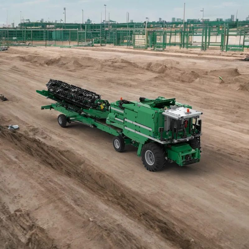 

Модель комбинированного комбайна DEUTZ-Fahr TopLiner 4080HTS в масштабе 1:17, 3496 шт., с системой компенсации наклона, идеально подходит для дисплея