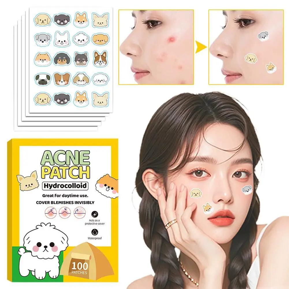 

100/120/360PCS Cartoon Acne Patch Waterproof Hydrocolloid Pimple Removal Sticker Acne Spots Blemishes Marks Concealer Patch