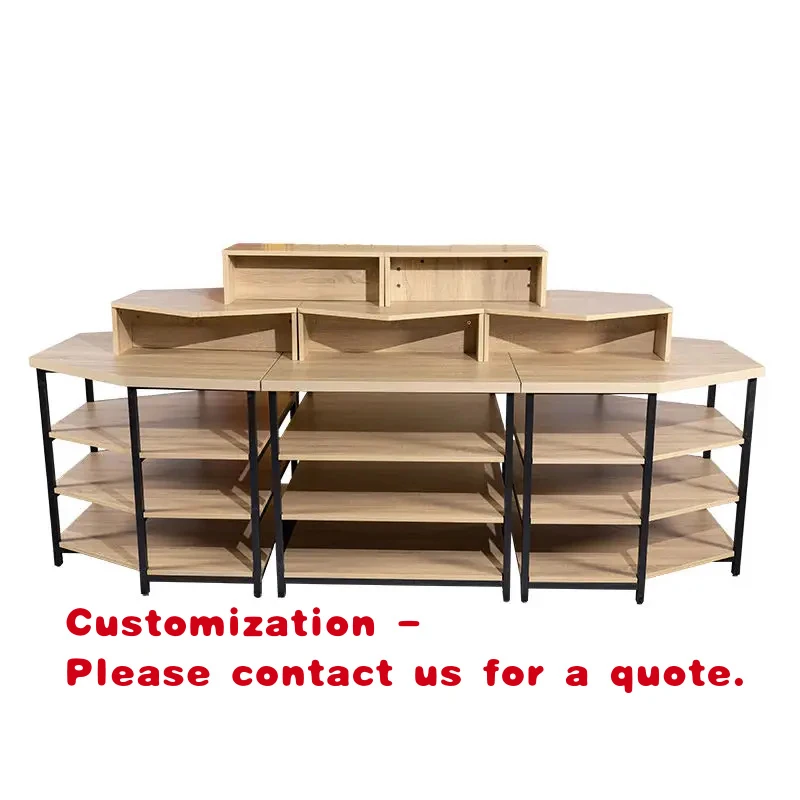 custom.All Wooden Supermarket Shelves Shelf Racks Display Stand Shop Store Shelves Sale