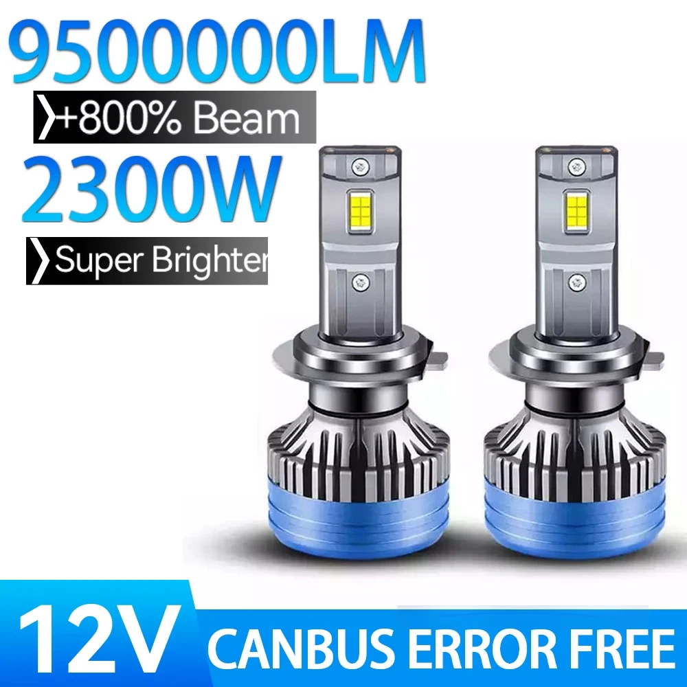 

H7 H4 H11 LED Headlight 2300W High Power Canbus H1 H8 9005 HB3 9006 HB4 Turbo Lamp H3 880 881 H16 6000K Car Light 12V Fog Bulb
