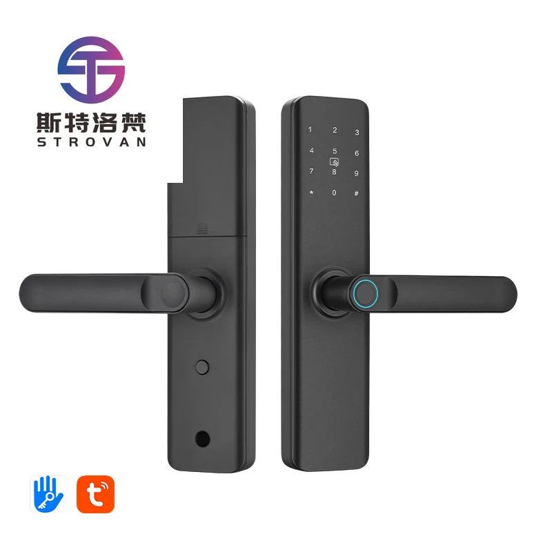 

STLF SOURCE PRICE Wooden Door Smartlock Gates Exterior Remote Control Wifi Aluminum Digital Smart Door Lock for Doors