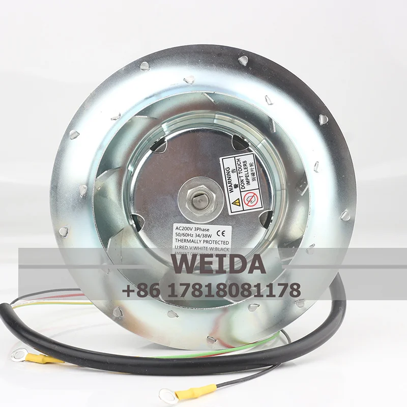 

Новый оригинальный корпус вентилятора 220 В 230 В 240 В AC200 В 34/38 Вт корпус Fanuc двигатель шпинделя четырехпроводной алюминиевый A90L-0001-0514/R охлаждающий вентилятор