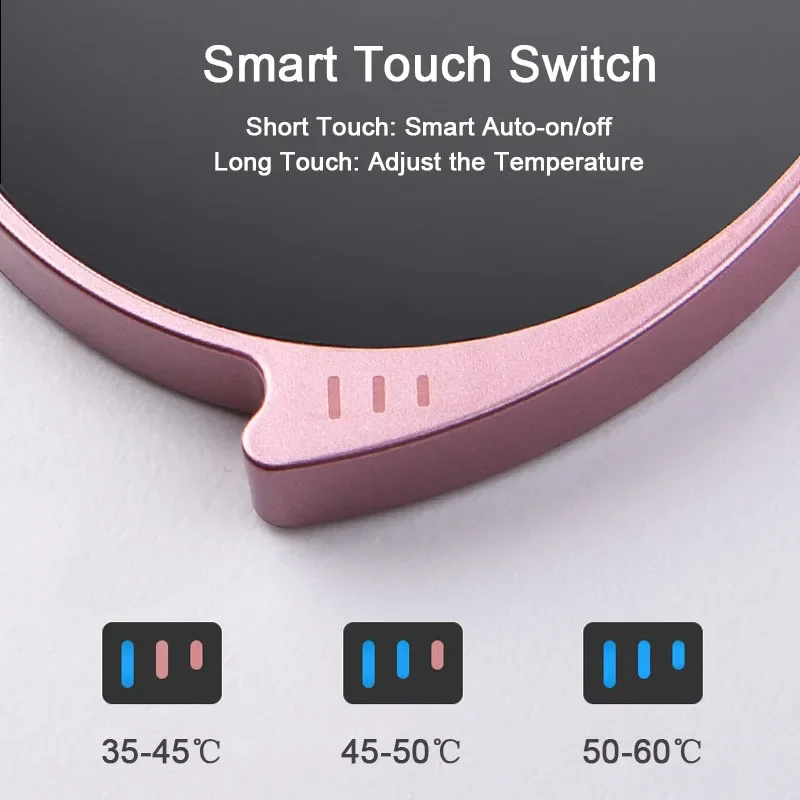 Scaldatazze da caffè intelligente per casa e ufficio - Tre impostazioni di temperatura, accensione/spegnimento automatico, impermeabile, cuscinetto termico termostatico