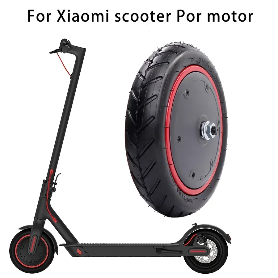 Reemplazo del Motor para Xiaomi M365/M365 Pro E-Scooter 36V 350W Motor de rueda delantera Scooter amortiguador fortalece el neumático