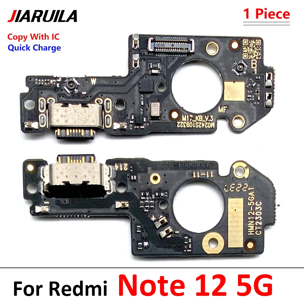 New For Xiaomi Redmi Note 11 11E 12 13 Pro Plus 4G 5G USB Charging Port Dock Charger Connector Board Microphone Flex Cable