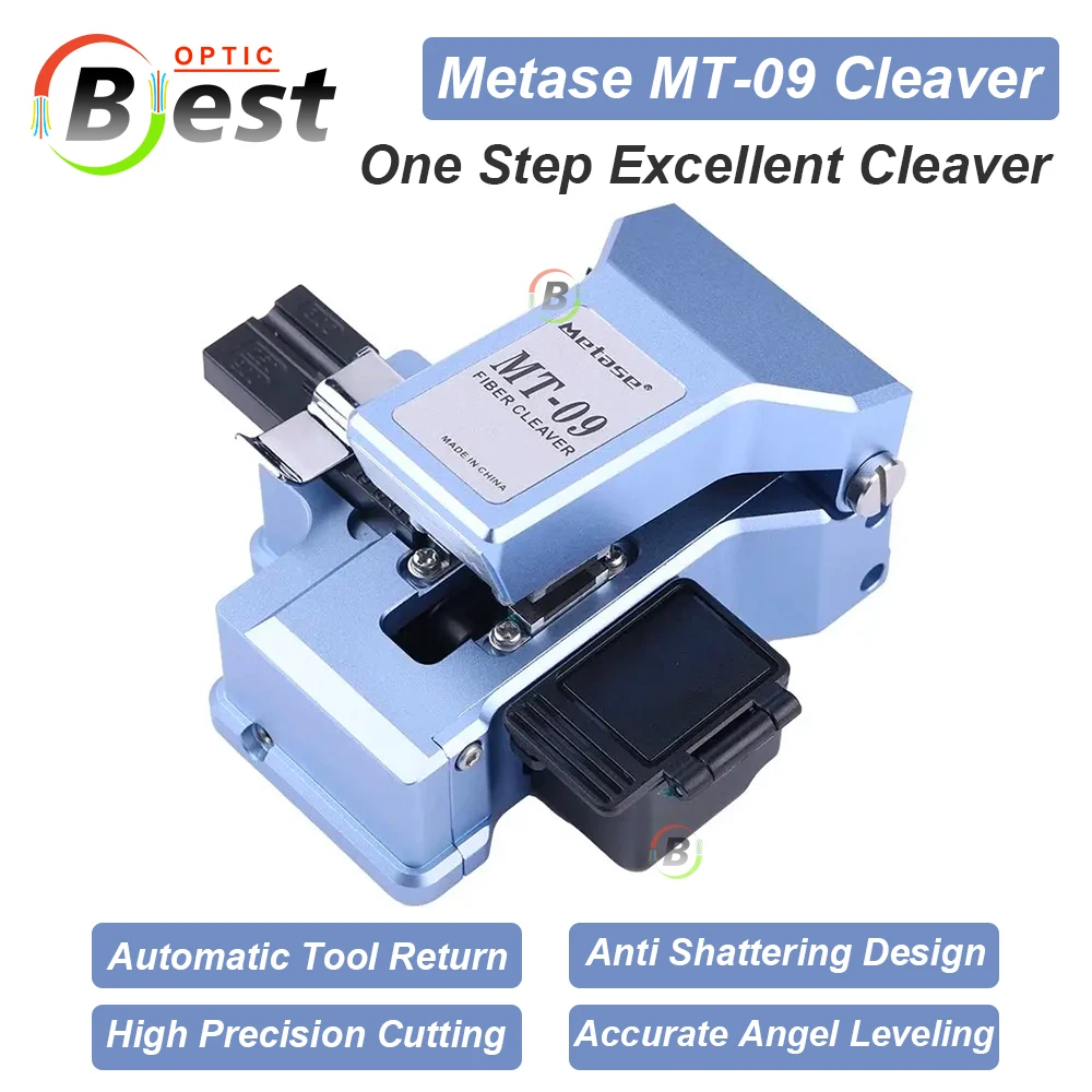 

MT-09 High-Precision Fiber Cleaver Automatic Cutting Knife for FTTH Optical Fiber Tools Cable Cutter