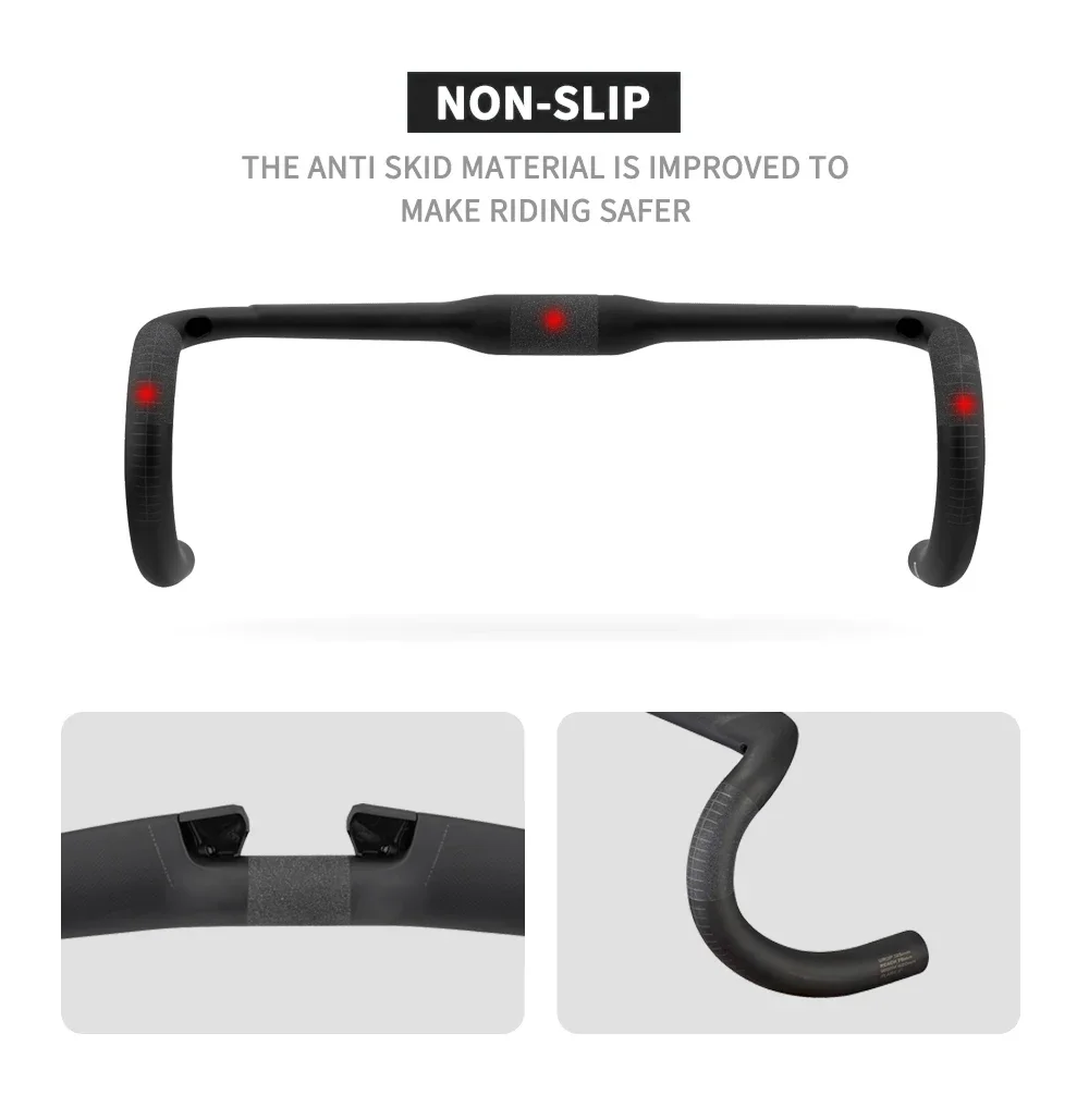 2024 New Style Road Handlebar FOR SL6/SL7 Frame T1000 Carbon Road Handlebar  31.8MM DI2 EPS Flare 2° Black Matt Bike Accessories