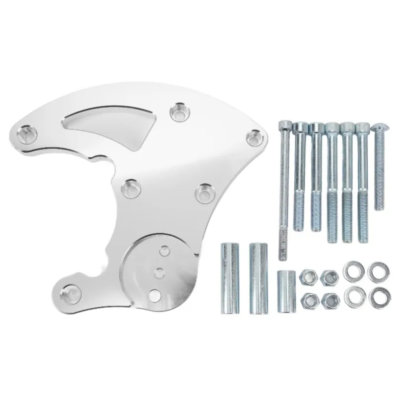 

High-Stability High Mount AC Compressor Bracket Kit – Black, Compatible with Chevy LS/LS1/LS2/LS3/LS6 Vortec Truck LQ, Ideal for