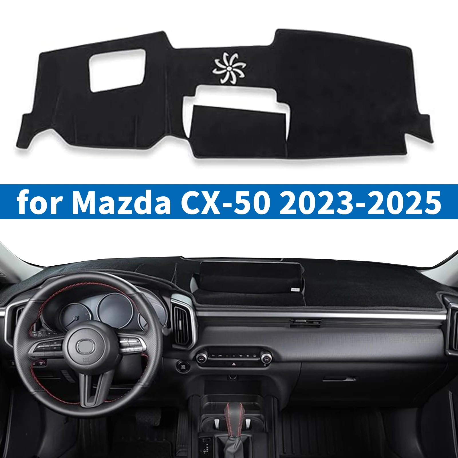 

for Mazda CX-50 CX50 2025 2024 2023 Car Dashboard Mat Accessories Sunshade Protective Carpet Dash Mat Dashmat