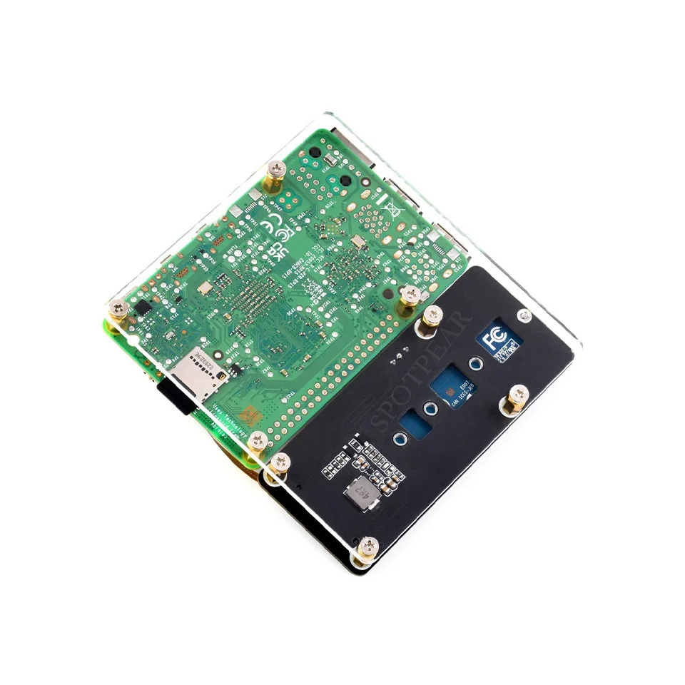 Raspberry Pi5 PCIe a M.2 NVMe SSD placa adaptadora C HAT Pi5-PCIe-2280-2242-2230 para Pi 5