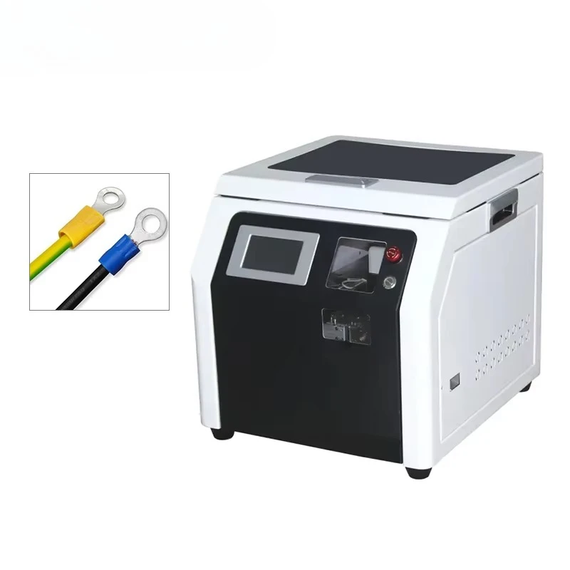 Premium EW-5565 High Quality Semi-automatic OT/UT Type Pre-Insulated Terminal Crimping Machine Cable Manufacturing Equipment