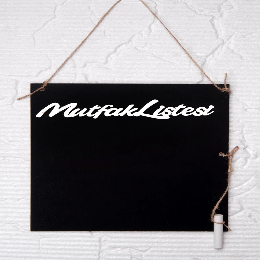 Blackboard Missing List, Kitchen List, Mickey Mouse Shopping List, Heart Chalkboard Notepad Notebook Chalk