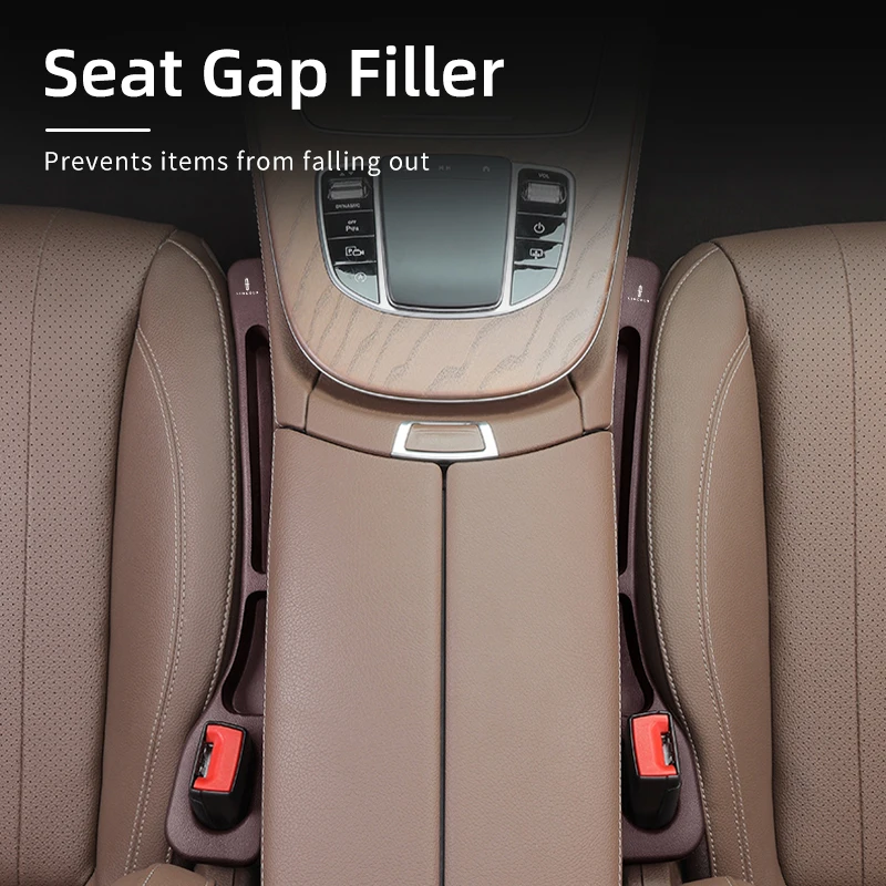 Car Seat Gap Filler Strip Multi-Use Side Seam Filler Storage Box Accessories For Lincoln MKZ MKX Aviator Navigator Continental C