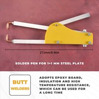 614~FlashSpot Welder Plier Adjustable Spot Welding Machine Pressure Epoxy Board Welder Pen Butt Soldering Tong for Steel Plate