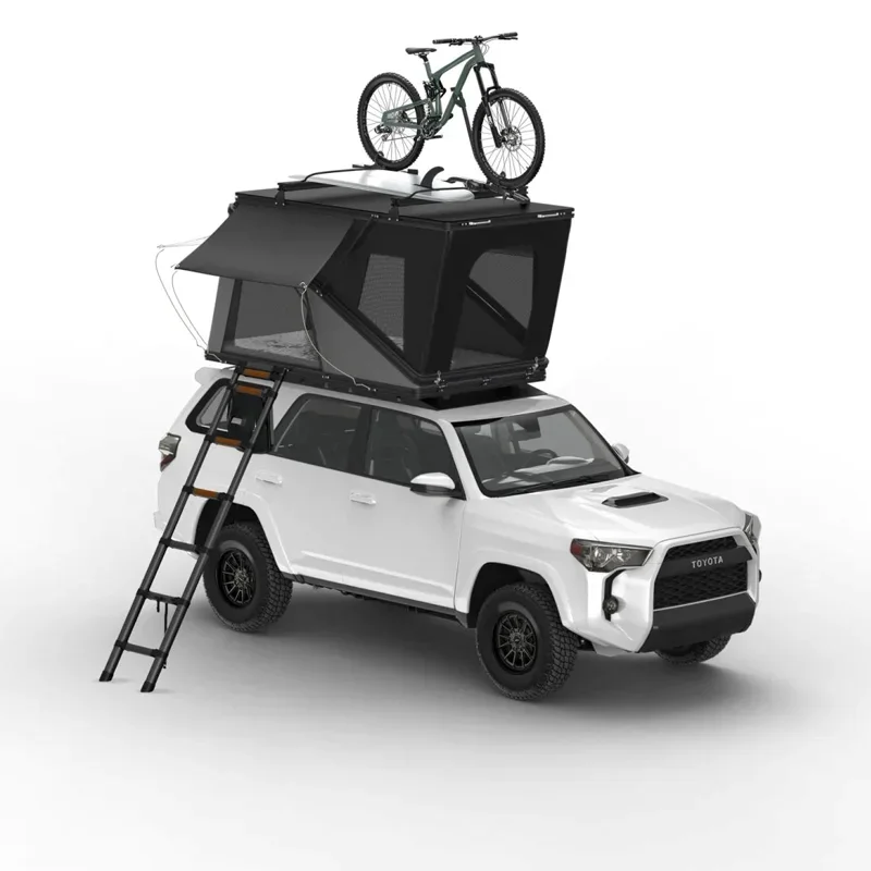 Camping Waterproof Car Rooftop Tents Hard Shell 4 Person  Aluminum Roof Top Tent