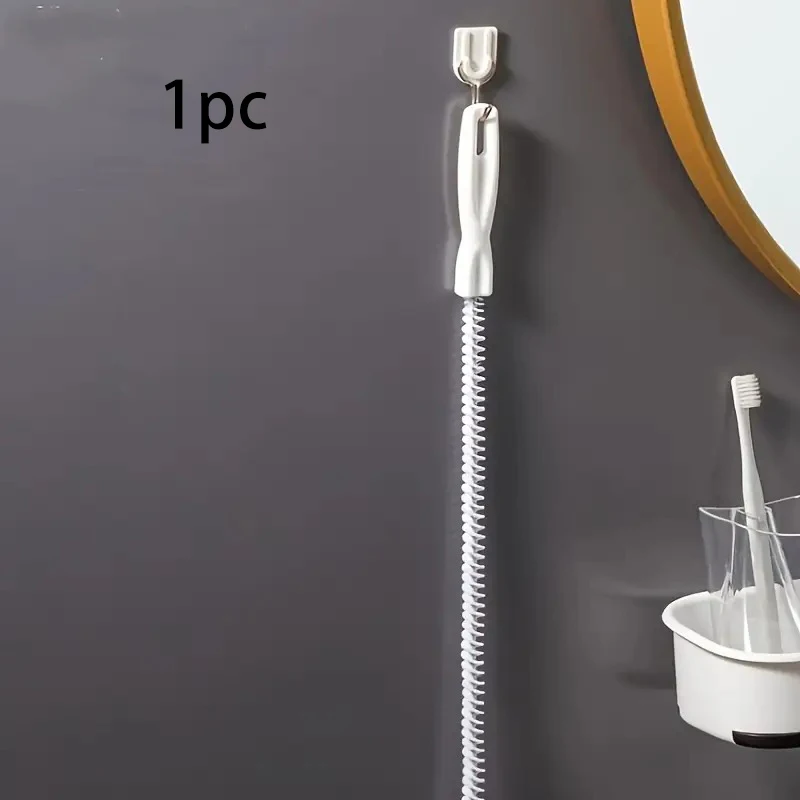 أداة تنظيف الصرف المرن - مزيل تسد الشعر القابل للانحناء لتنظيف أنابيب الحوض والدش وحوض الاستحمام وتنظيف منظف المطبخ