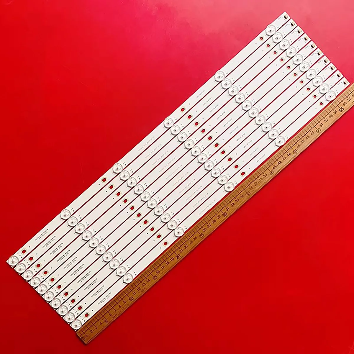 10pcs tira retroiluminação de TV LED para YC55DID-6X10-MCPCB-V1 (2W)