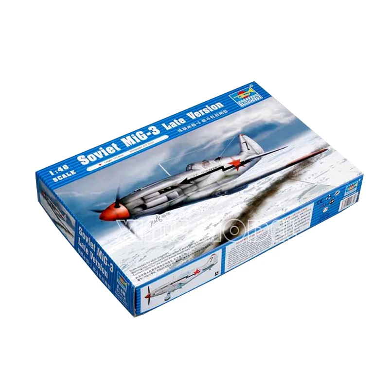 

Trumpeter Aircraft Scale Model Kit TP02831 Soviet MiG-3 Fighter Late Stage 1/48