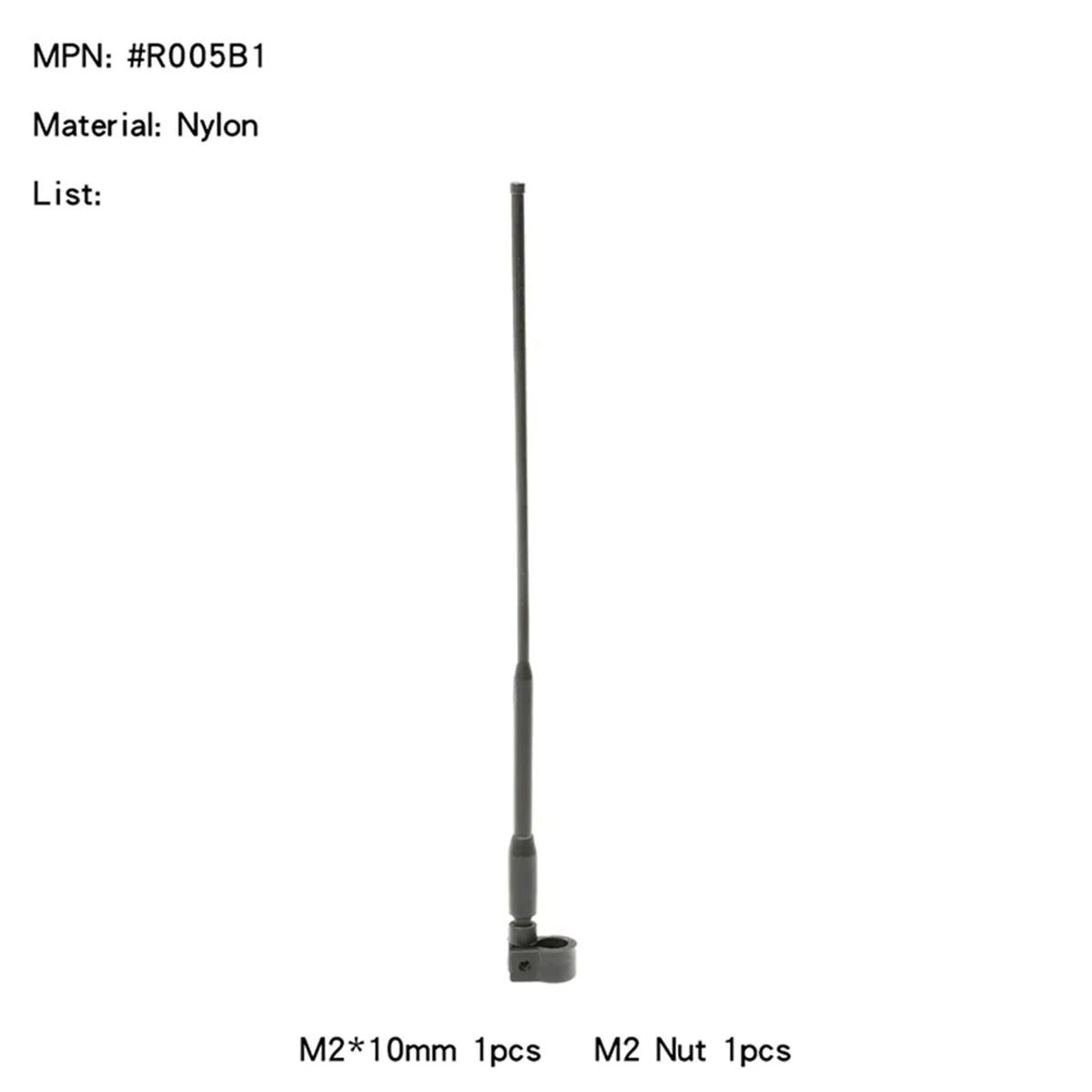 BFYL-1Pcs línea de señal decorativa de antena simulada para 1/10 1/8 RC Car Traxxas TRX4 Defender AXIAL SCX10 II 90046 estilo D