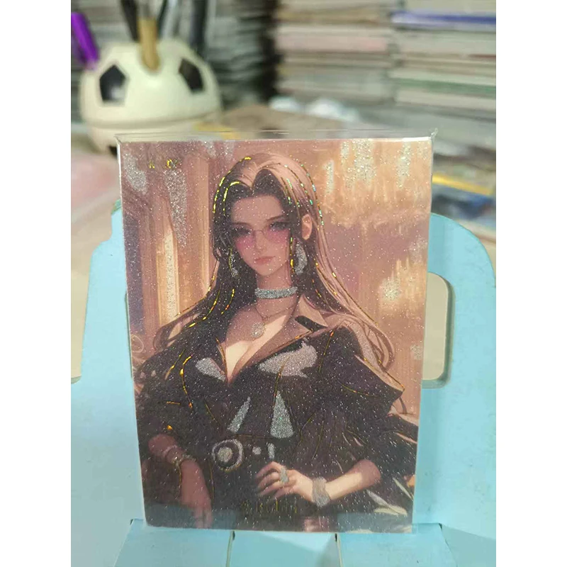 Anime One Piece Nico Robin Boa Hancock Yamato Nami Perona Uta Collectible Cards Christmas Birthday Gifts Children's Toys view 3