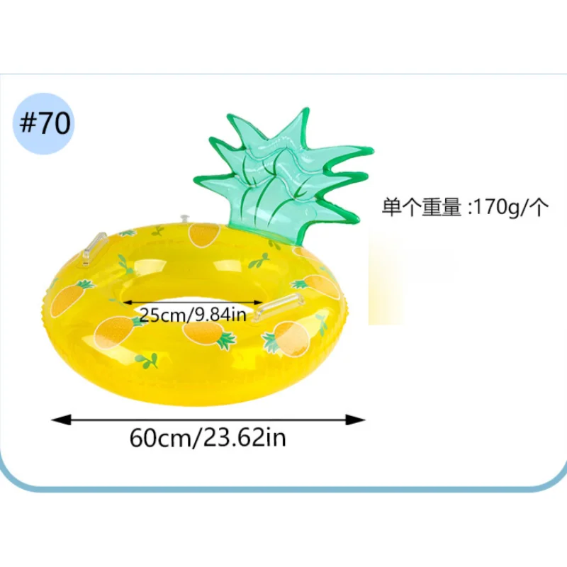 1PC Pineapple Pool Float, Inflatable Pool Float, Summer Fruit Pattern