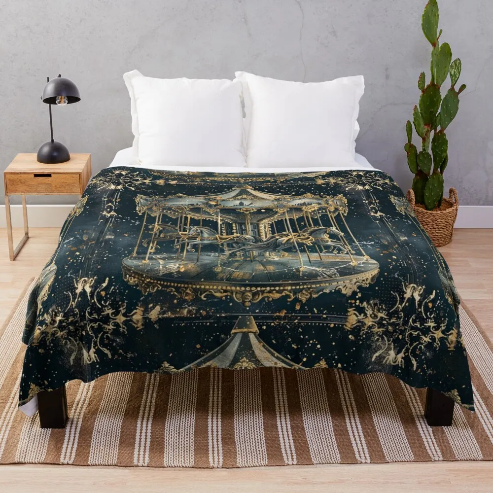 

Ethereum Gold Curses v8 Throw Blanket Bed linens Comforter Soft Plush Plaid Luxury Thicken Blankets