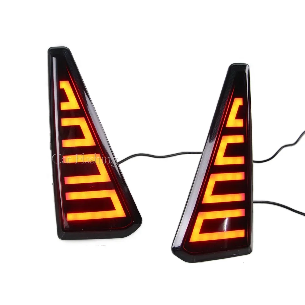 Neu! CSCSNL 2PCS Multi-funktionen Auto LED Hinten Nebel Lampe Bremslicht Hinten Stoßstange Dekoration Lampe Für Toyota NOAH VOXY 80 Serie