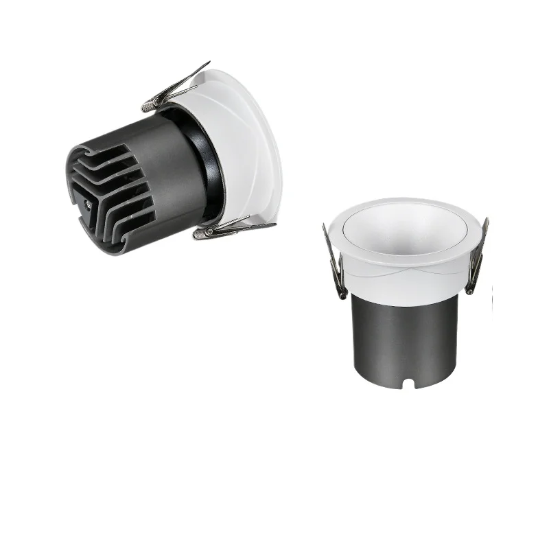 

Hidden anti-glare spotlights cob home living room embedded led downlight full spectrum hill wall washing without main light