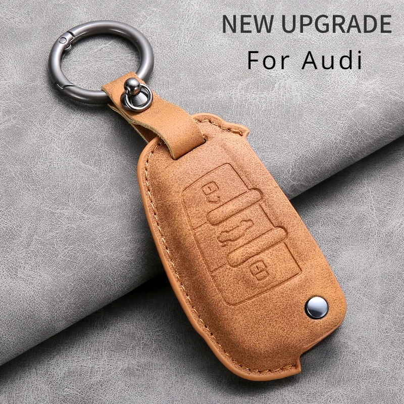 

Car Key Case Cover Protector Shell Bag for Audi A1 A3 A4 8P 8L 8V A5 B6 B7 A6 A6L A7 C5 C6 Q2 Q3 Q5 Q7 4F S3 S4 S6 RS3 TT TTS R8