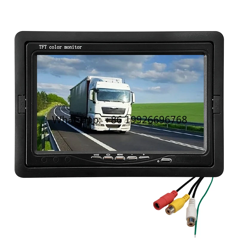 

Suntex 7inch IPS 1024x600 600cd/m CVBS AV Mirror Flip Reverse Truck Monitor Portable Headrest Dashboard 16:9/4:3 Display