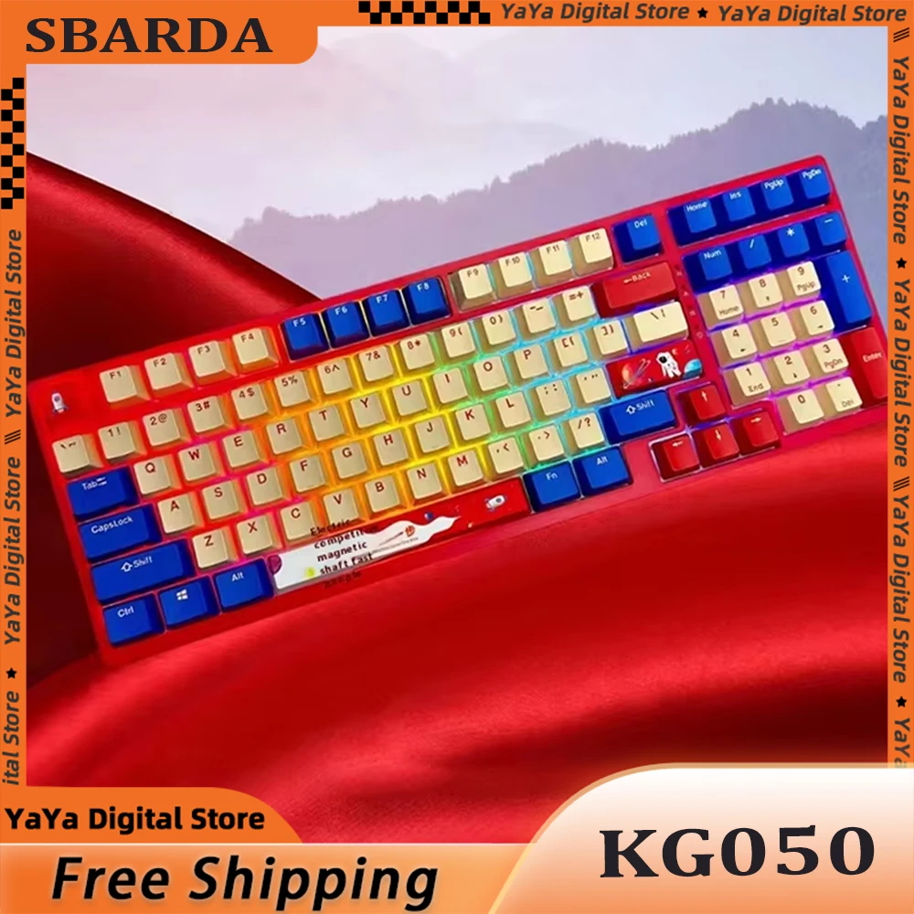 

SBARDA KG050 Magnetic Switch Mechanical Keyboard Hot Swap Low Delay RGB Backlight FPS Wireless Gaming Keyboard PC Gamer Office