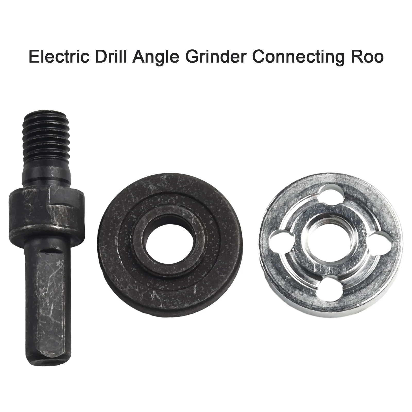 Electric Drill to Angle Grinder Adapter Expand the versatility of your drills Steel material 10mm Triangular handle