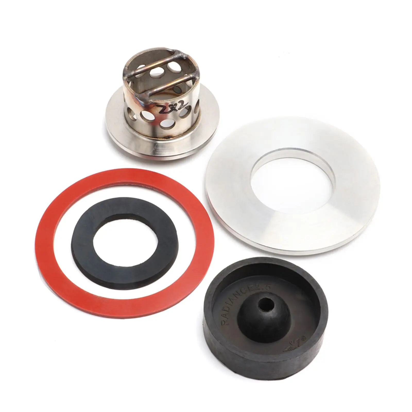 

Prof. Jewelry Casting Flask Set with Silicone Gasket & Rubber Sprue Base - Heat-Resistant Vacuum Casting Machine Accessories