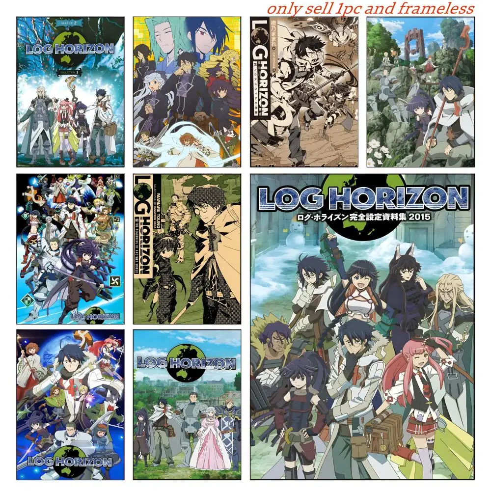 Log H-horizon Anime Poster Posters Sticky Vintage Room Home Bar Cafe Decor Kawaii Room Decor