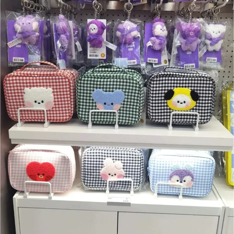 

Korean BT21 Cute Cartoon Makeup Bag, Lightweight and Large Space, Easy To Carry, Creative Toilet Bag, Small Item Storage Bag