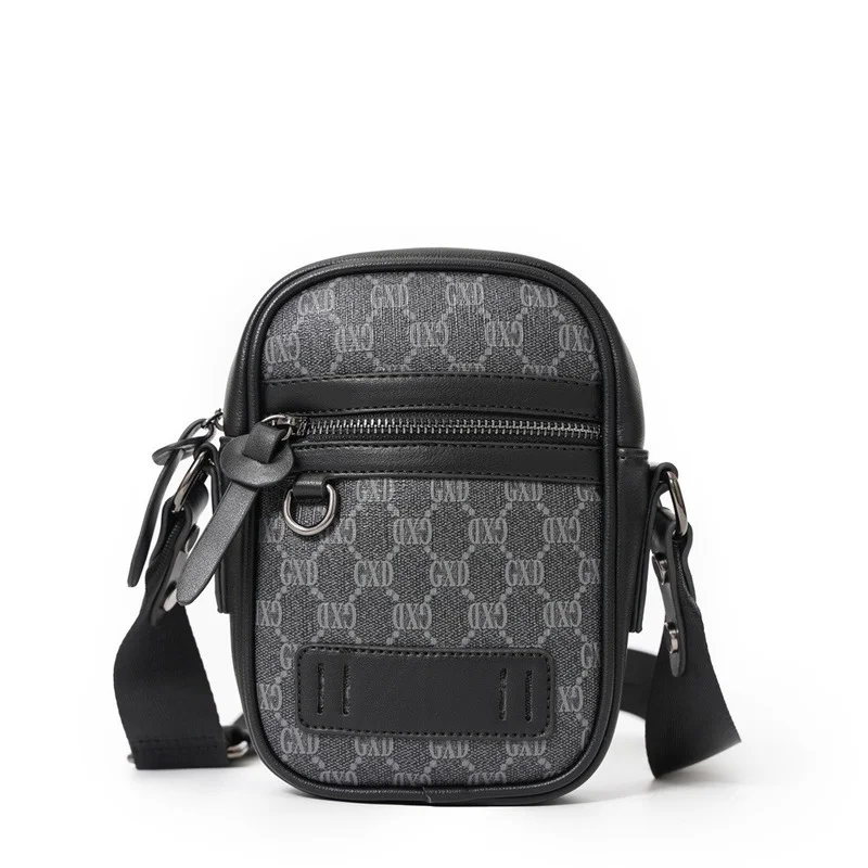 Luxury Plaid Men's Crossbody Bags Small Shoulder Bag Men Messenger Bag Multi-function Travel Handbags Man Camera Bag Phone Bag