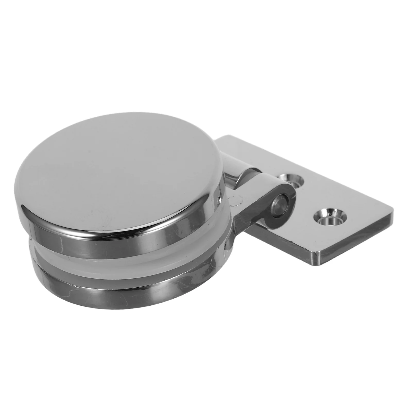 

2pcs Glass Door Hinge 180 Degree Round Clamp Zinc Alloy Pivot Hardware For Bathroom Shower Screen Metal Fixing Clip Durable