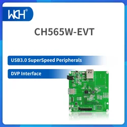 1Pcs/Lot CH565 Evaluation Board USB3.0 RISC-V MCU HSPI DVP USB3.0 Build-in PHY