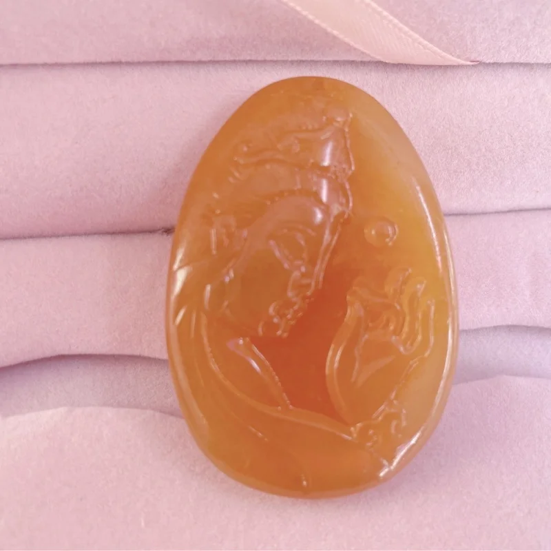 Huanglong Jade Flower Blossom Wealth Laughing Buddha Zen Pixiu Various Pendants and Ornaments
