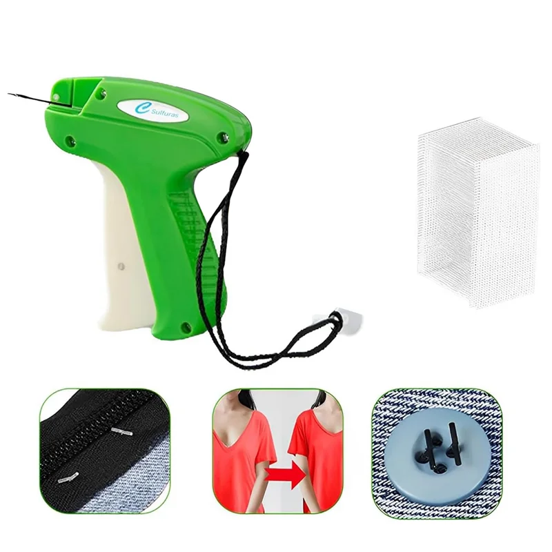 AS94-Quick Clothing Fixer, Quilt Tacking-Gun, Mini Stitchy-Gun With 1000 Barbs Fasteners, Mini Stitch-Gun For Clothes