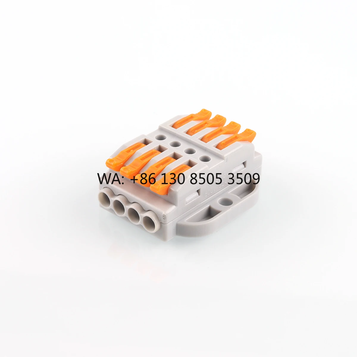 

22-4 SPL 222-414 Compact Electrical Quick Wire Connector Push-in Lever Terminal Block for Power Wiring Applications