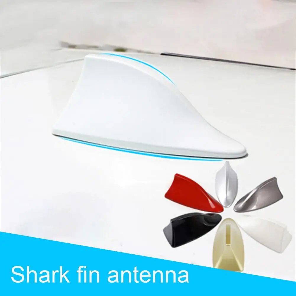 

Vehicle Car 17cmx7cmx6.7cm Shark Fin Antenna Signal Radio Dedicated Punch Free Tail Roof Modification Aerial Decoration