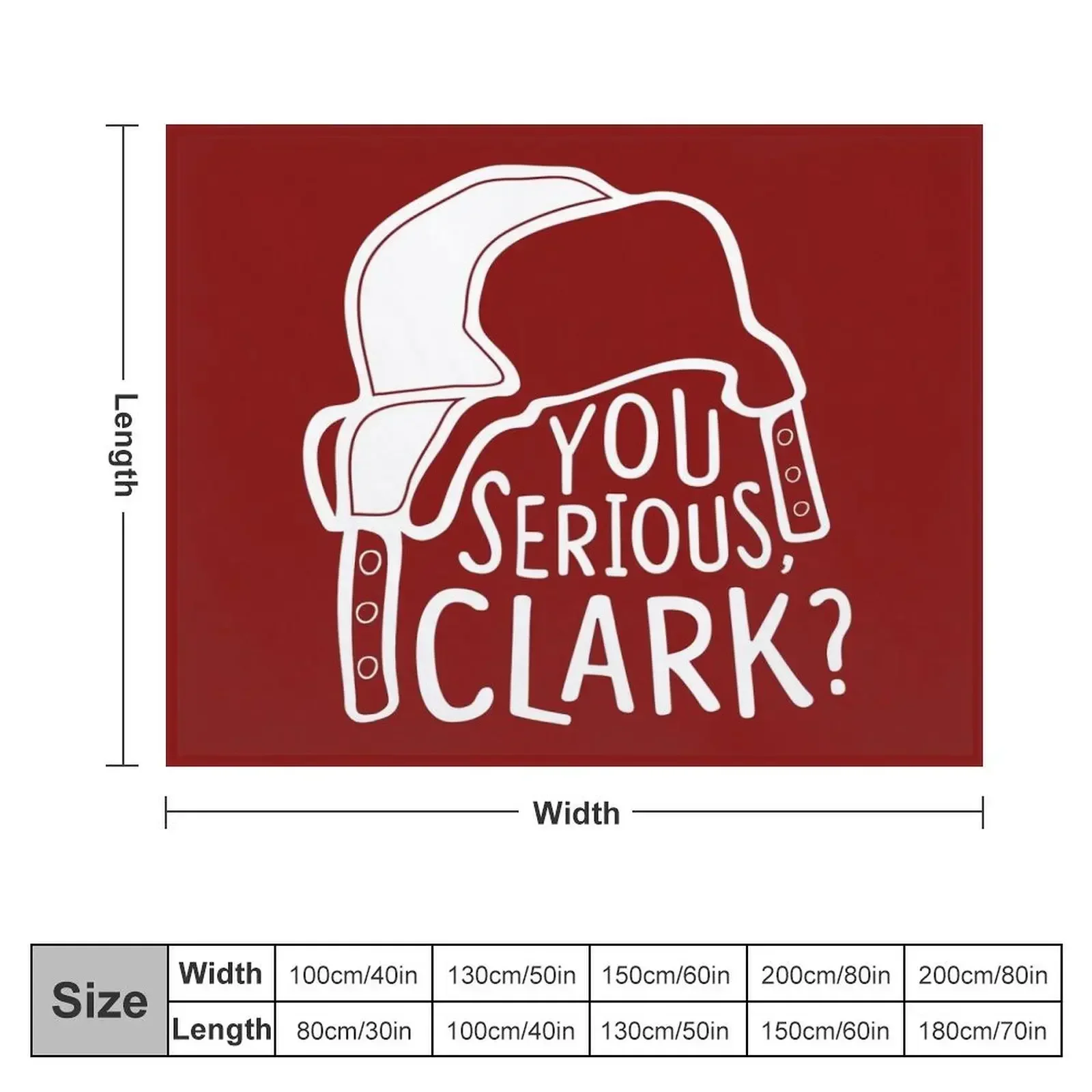 You serious, Clark? Cousin Eddie Throw Blanket Hairys Nap Blankets