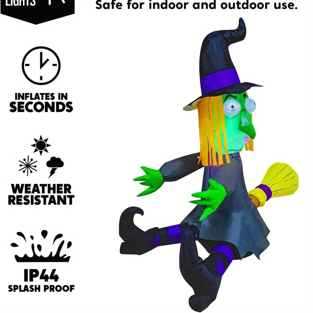 Sorcière gonflable d'Halloween - Outdoor Lighting Tree avis et prix