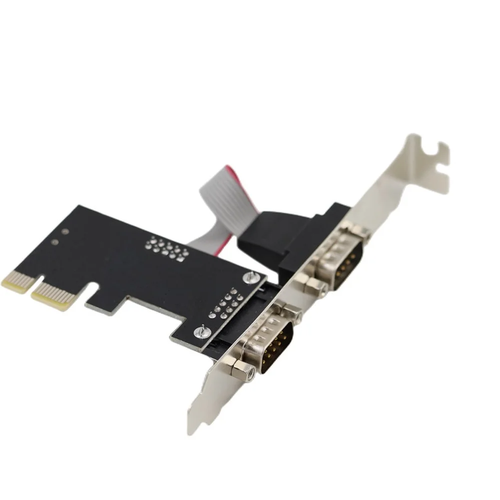 PCI Express Based For RS232 Serial Adapter with Two Ports for Connecting Modems Sensors and Industrial Peripherals
