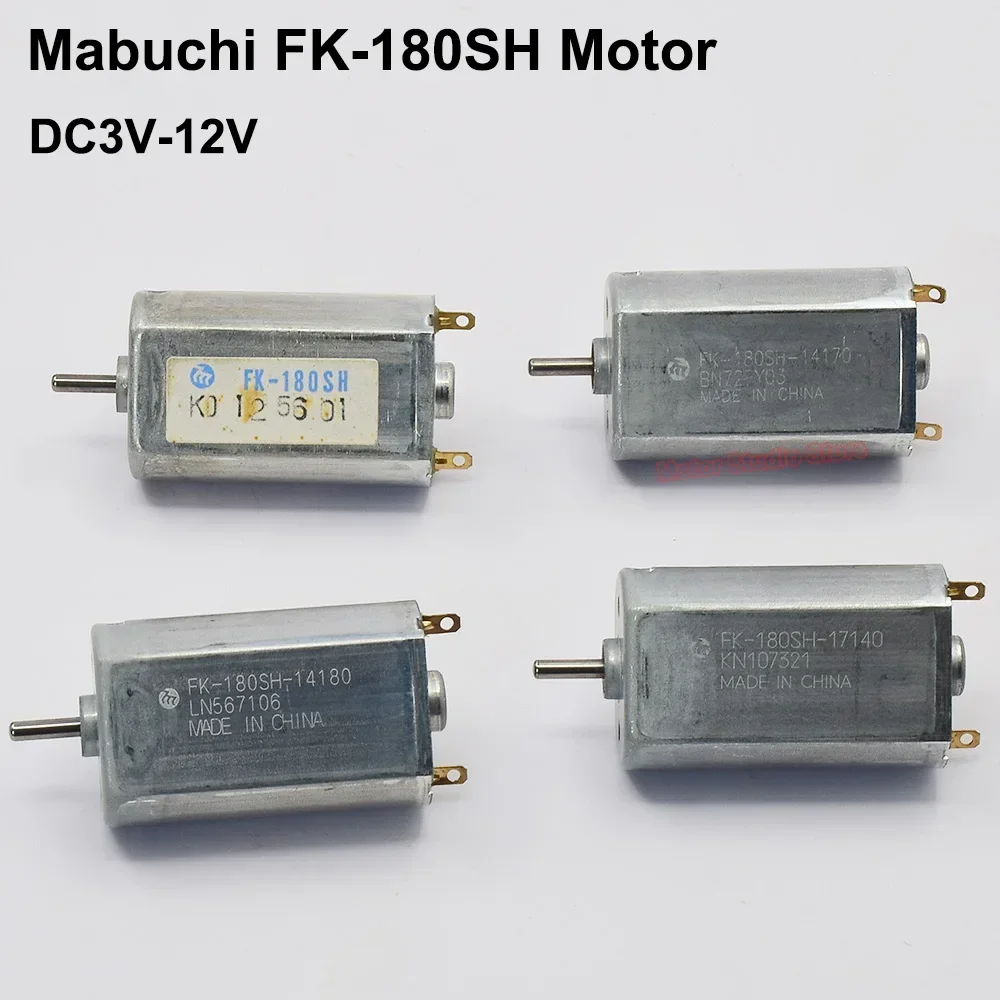 Mabuchi FK-180SH-13963/10350/14180/17140 Carbon Brush Motor DC 6V-12V 18V High Speed Mini 180 Electric Motor Toy Car Model