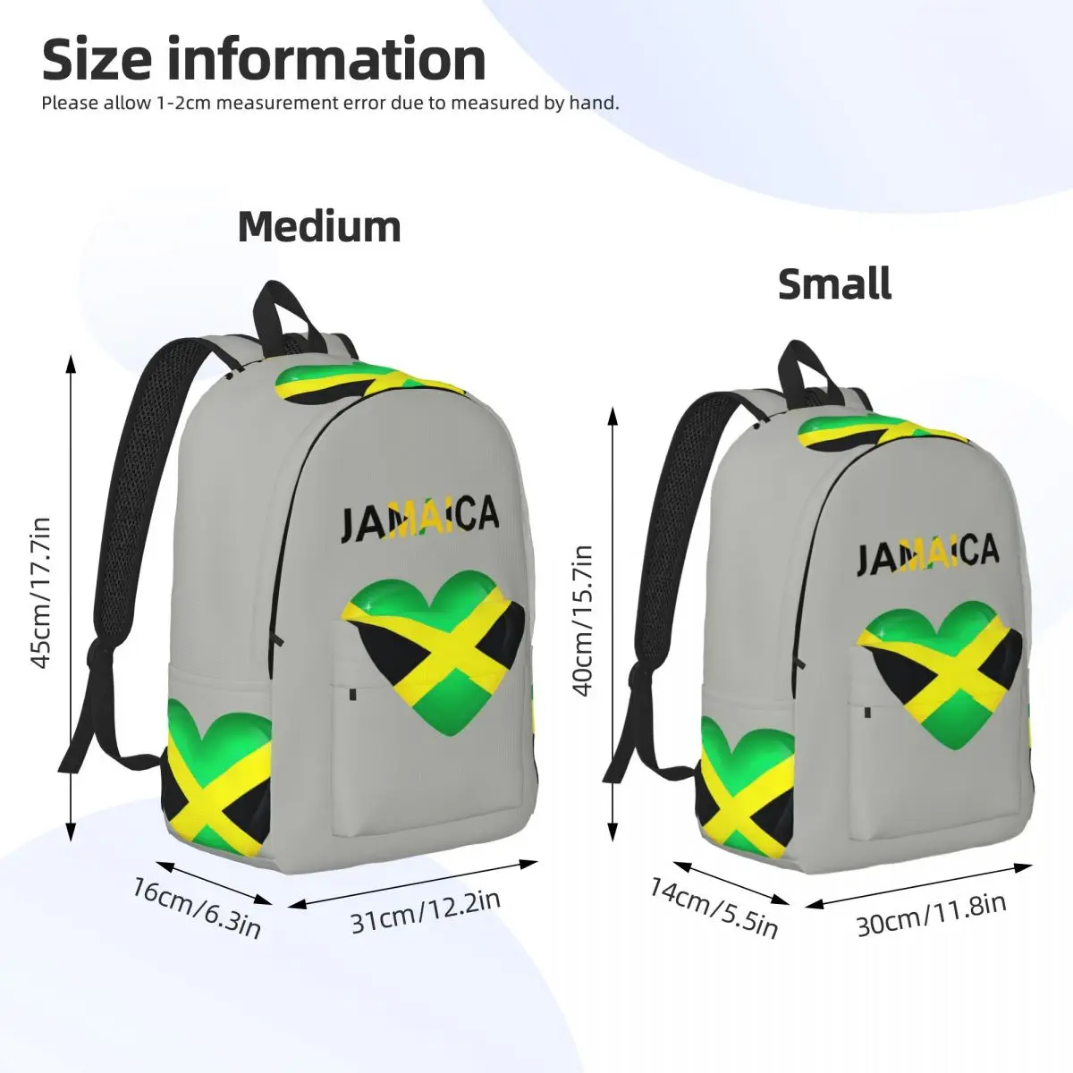 Jamaica Backpack Daypack Large Capacity Children BookBag School Bag Shoulder Bags for Boys Girls