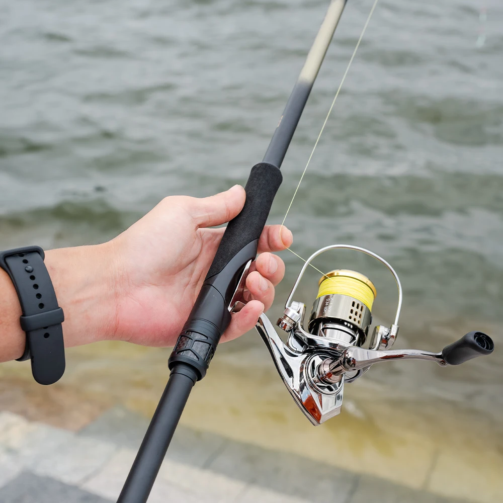 FISHINGFANS GREENBEE Weitwurf-Angelrute 8' 8'6 9' 10' M MH 10-45g 10KG GROSSE LEISTUNG HOCHKOHLENSTOFF MEERES-SPINN- UND CASTING-ANGELRUTE – Detail 11